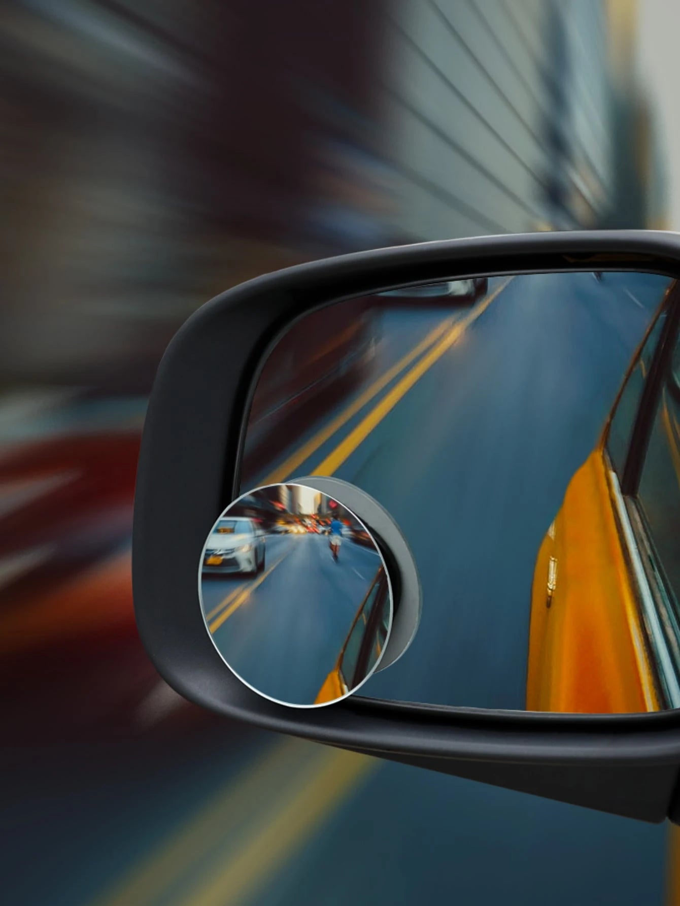 UGREEN 2PCS Car Mirror 360°HD Blind Sport Mirrior Wide Angle Round Convex Rearview Mirror Vehicle Parking Rimless Rear View Mirror