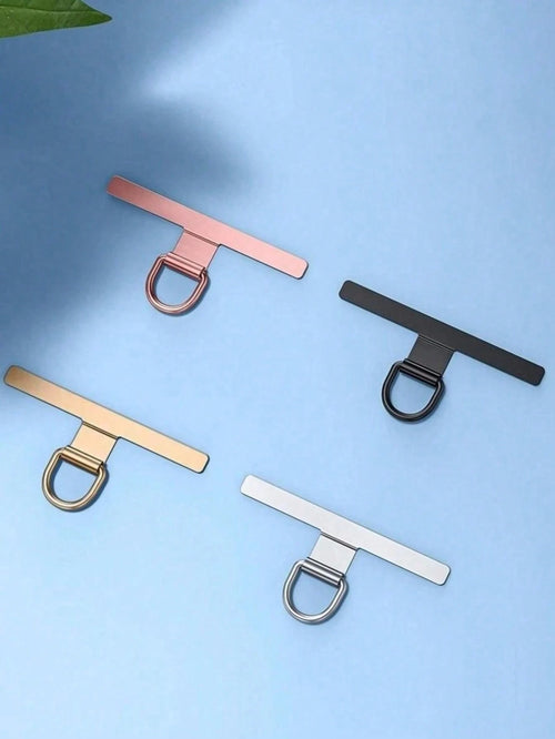 Ultra Thin Stainless Steel Mobile Phone Anti Loss Lanyard Patch Gasket- Back Attached Soft Film Does Not Damage The Phone, Phone Strap Component Replacement, Lanyard Connector