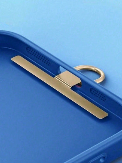 Ultra Thin Stainless Steel Mobile Phone Anti Loss Lanyard Patch Gasket- Back Attached Soft Film Does Not Damage The Phone, Phone Strap Component Replacement, Lanyard Connector