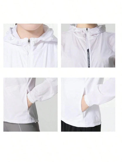 Under Armour Women's Sports Woven Jacket, 2026 Summer New Hooded Casual Outdoor Jacket Top 22500410-100