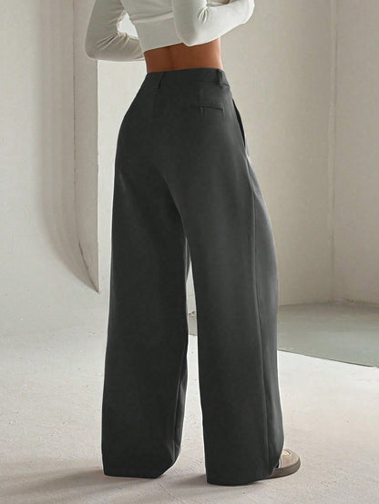 Unity Women's High-End Elegant Slim Loose Casual Wide Leg Pants Fall Cloth For Women
