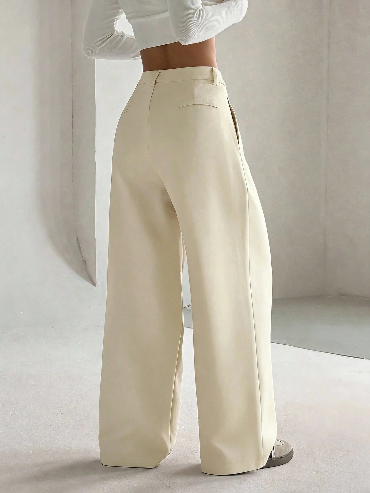 Unity Women's High-End Elegant Slim Loose Casual Wide Leg Pants Fall Cloth For Women