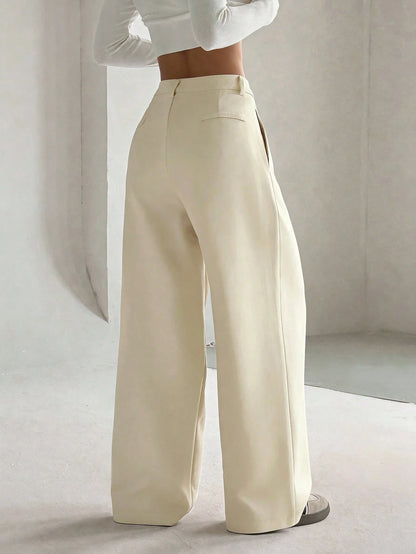 Unity Women's High-End Elegant Slim Loose Casual Wide Leg Pants Fall Cloth For Women
