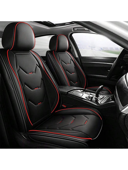 Universal Car Seat Covers Leather Front Back 5 Seats Full Set Automotive Seat Protector Replacement,Car Seat Cover Full Set, P4630