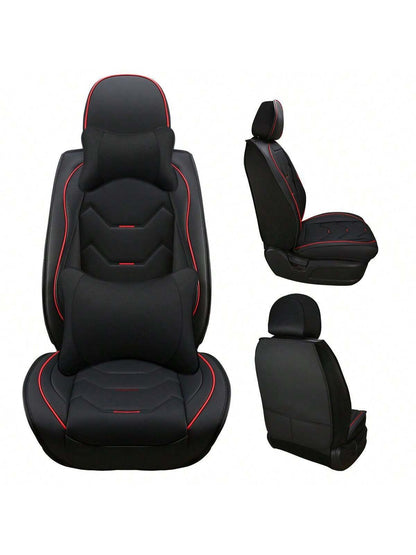 Universal Car Seat Covers Leather Front Back 5 Seats Full Set Automotive Seat Protector Replacement,Car Seat Cover Full Set, P4630