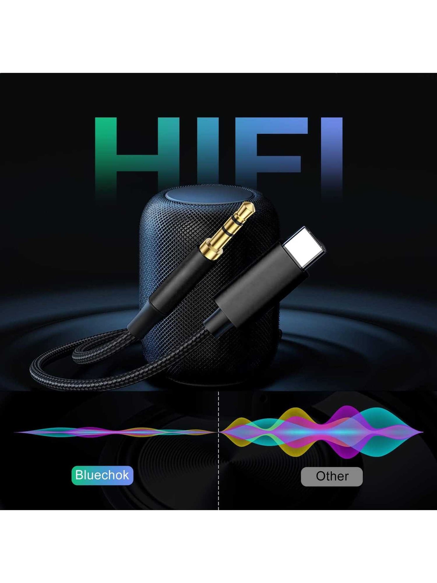 USB-C To Aux Cable 3.5ft, Type-C To 3.5mm Male Headphone Audio Jack Cord/Aux Jack Cable/3.5mm Headphone Car Stereo Cord For Car, Compatible With Compatibility Than Others USB C To 3.5mm Aux Cable Cor