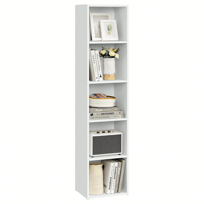 VASAGLE Bookshelf, 5-Tier Bookcase, Book Shelf, Open Storage Shelf, 9.4 X 11.9 X 52.8 Inches, For Living Room, Home Office, Dinning Room