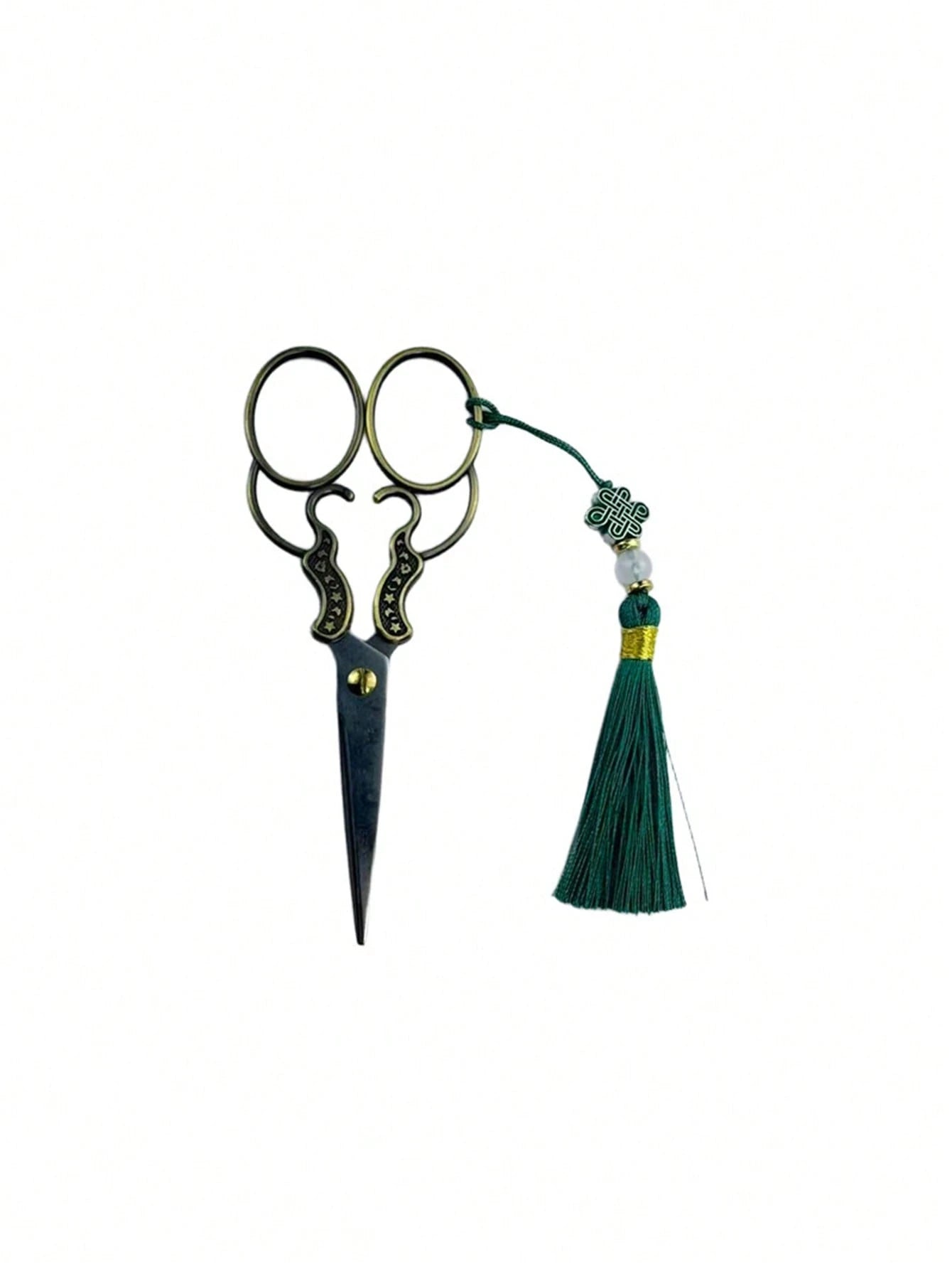 Vintage Copper-Plated Stainless Steel Scissors, With Storage Bag, Suitable For Thread Cutting, Embroidery And Sewing Crafts, Sewing Accessories, Craft Scissors, Beauty Tools Retro Small Scissors