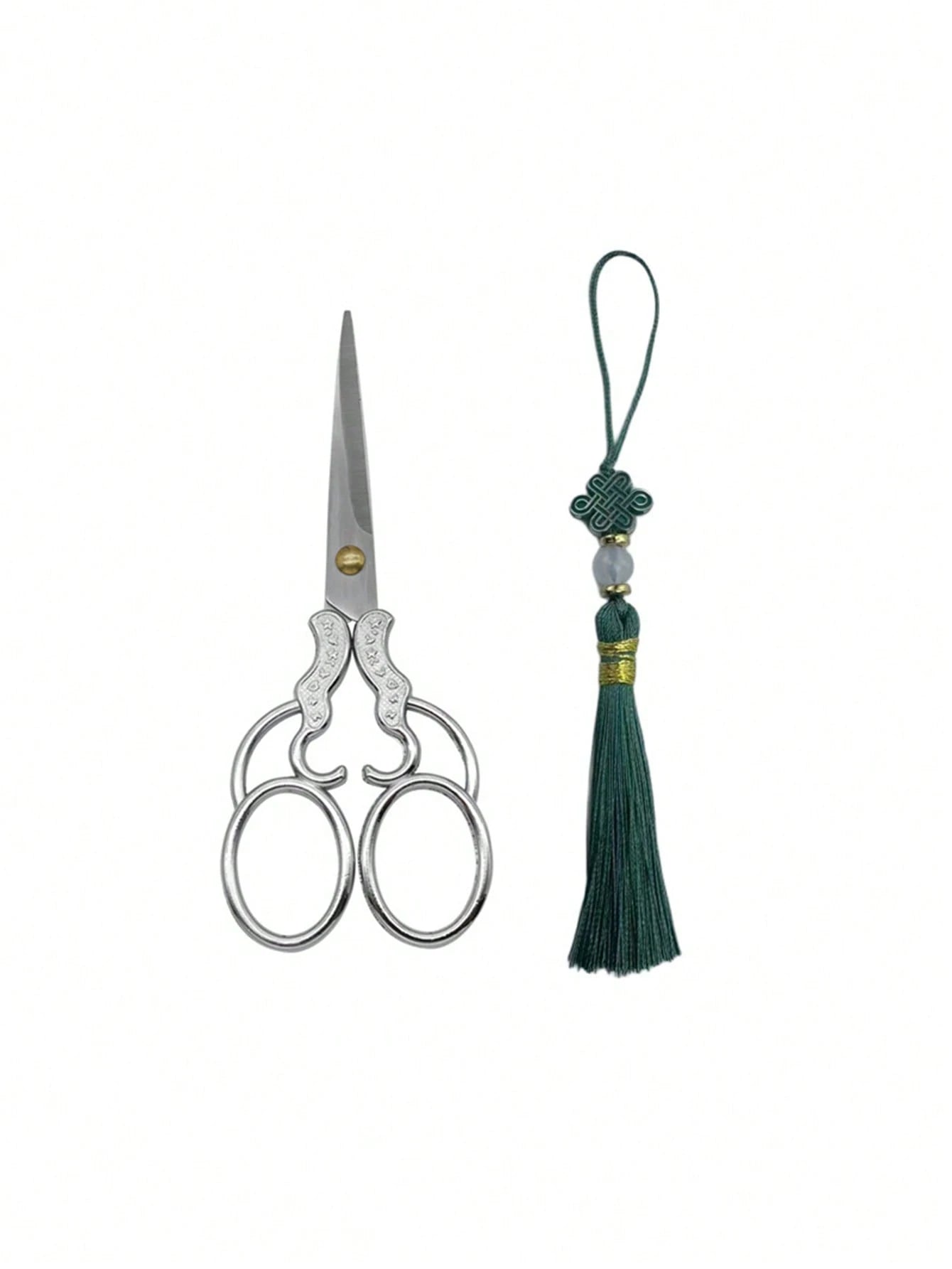 Vintage Copper-Plated Stainless Steel Scissors, With Storage Bag, Suitable For Thread Cutting, Embroidery And Sewing Crafts, Sewing Accessories, Craft Scissors, Beauty Tools Retro Small Scissors