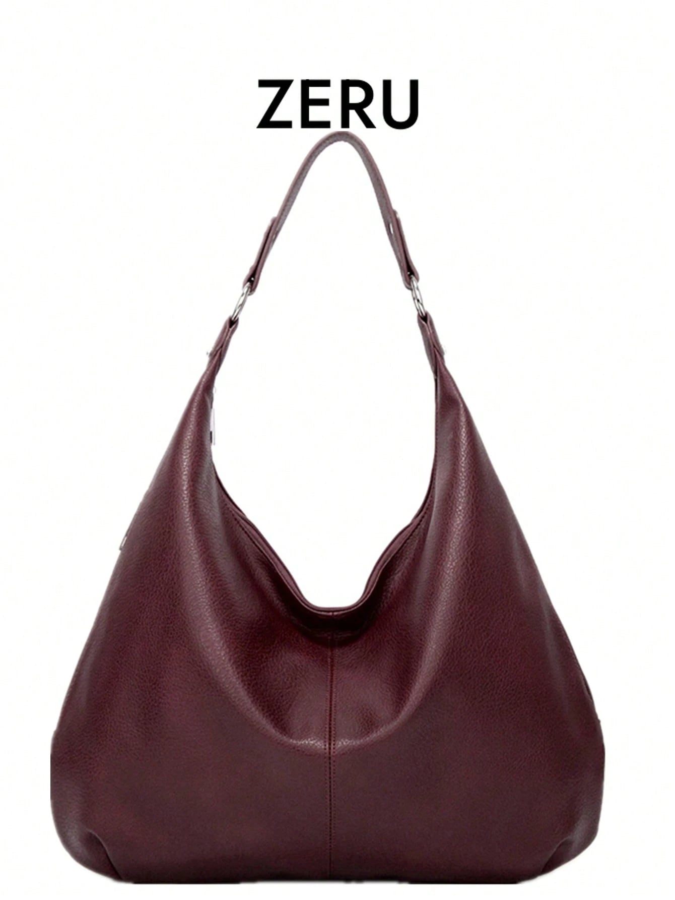 Vintage Tote Bag For Women, New Fashion  Large Capacity, Soft Leather, Versatile Commuter Bag