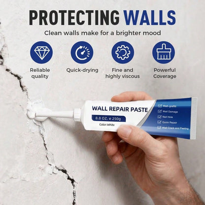 Wall Patching Compound, Wall Repair Paste, Waterproofing, Anti-Mildew, Anti-Humidity, White Wall Crack Repair And Hole Filling Putty, Wall Coating Paint