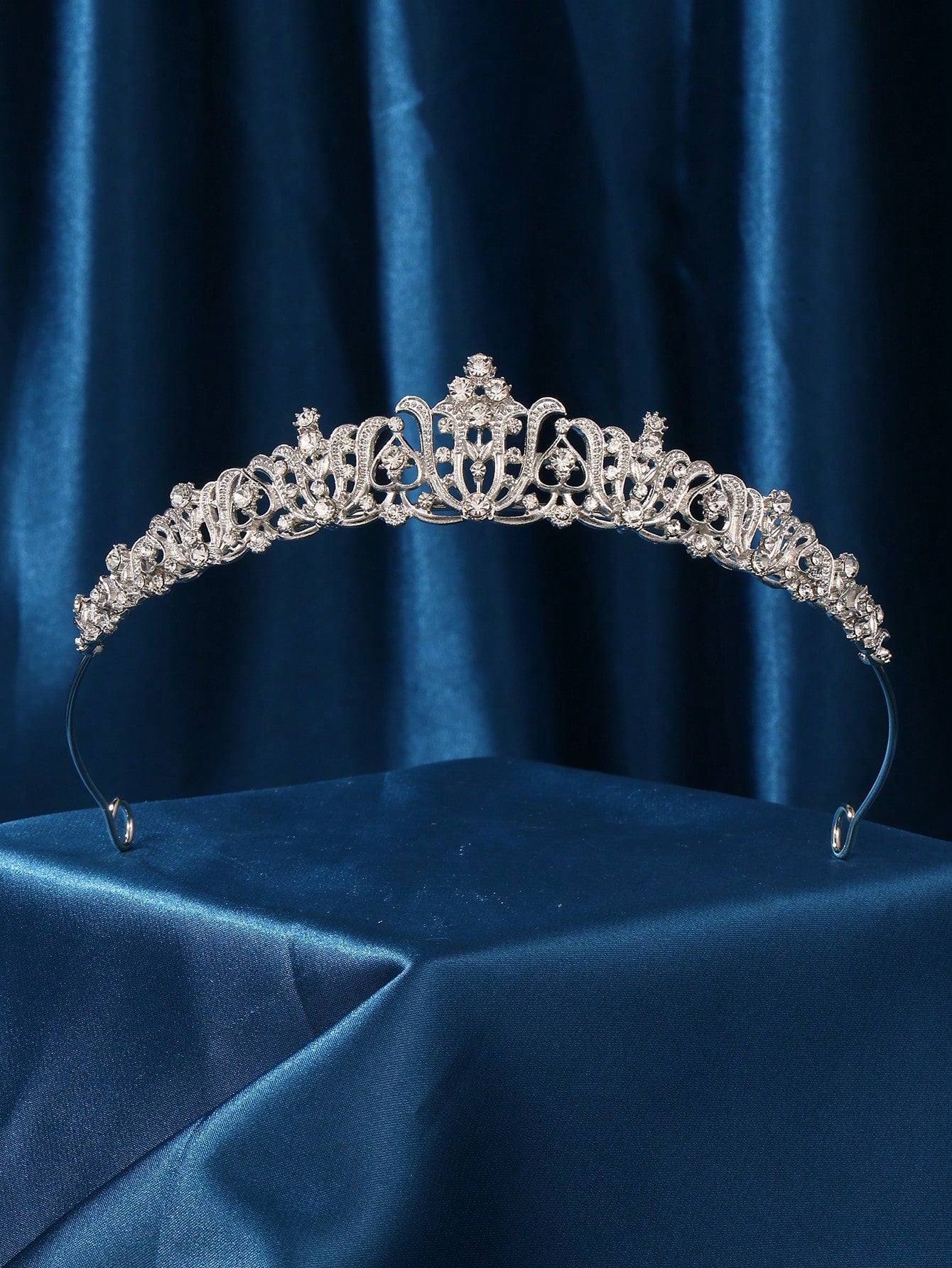 Wedding Tiaras And Crowns, Rhinestone Bridal Crown Princess Tiara Headpieces For Women And Flower Girls Birthday Prom Quinceanera