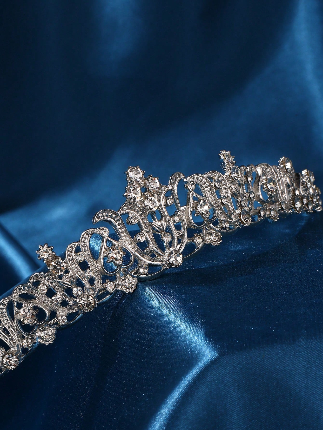 Wedding Tiaras And Crowns, Rhinestone Bridal Crown Princess Tiara Headpieces For Women And Flower Girls Birthday Prom Quinceanera