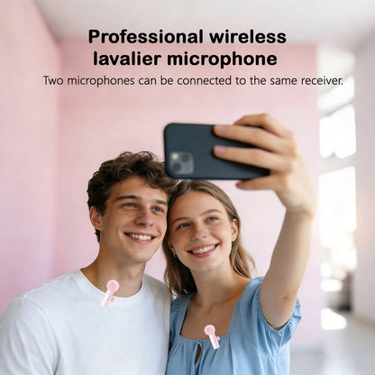 Wireless Lavalier Microphone Compatible With IPhone IOS Plug And Play Clip-On External Mini Lapel Lightning Microphone Compatible With IPhone Clip-On Microphone For Video Interview Vlog Microphone, Mi