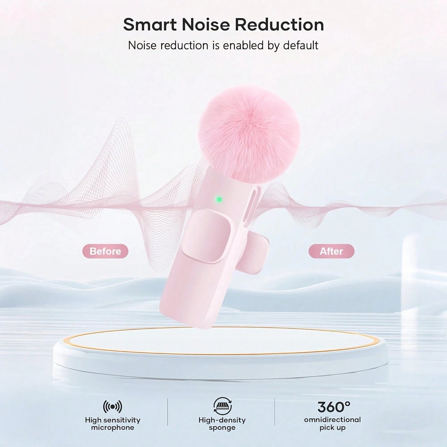 Wireless Lavalier Microphone Compatible With IPhone IOS Plug And Play Clip-On External Mini Lapel Lightning Microphone Compatible With IPhone Clip-On Microphone For Video Interview Vlog Microphone, Mi