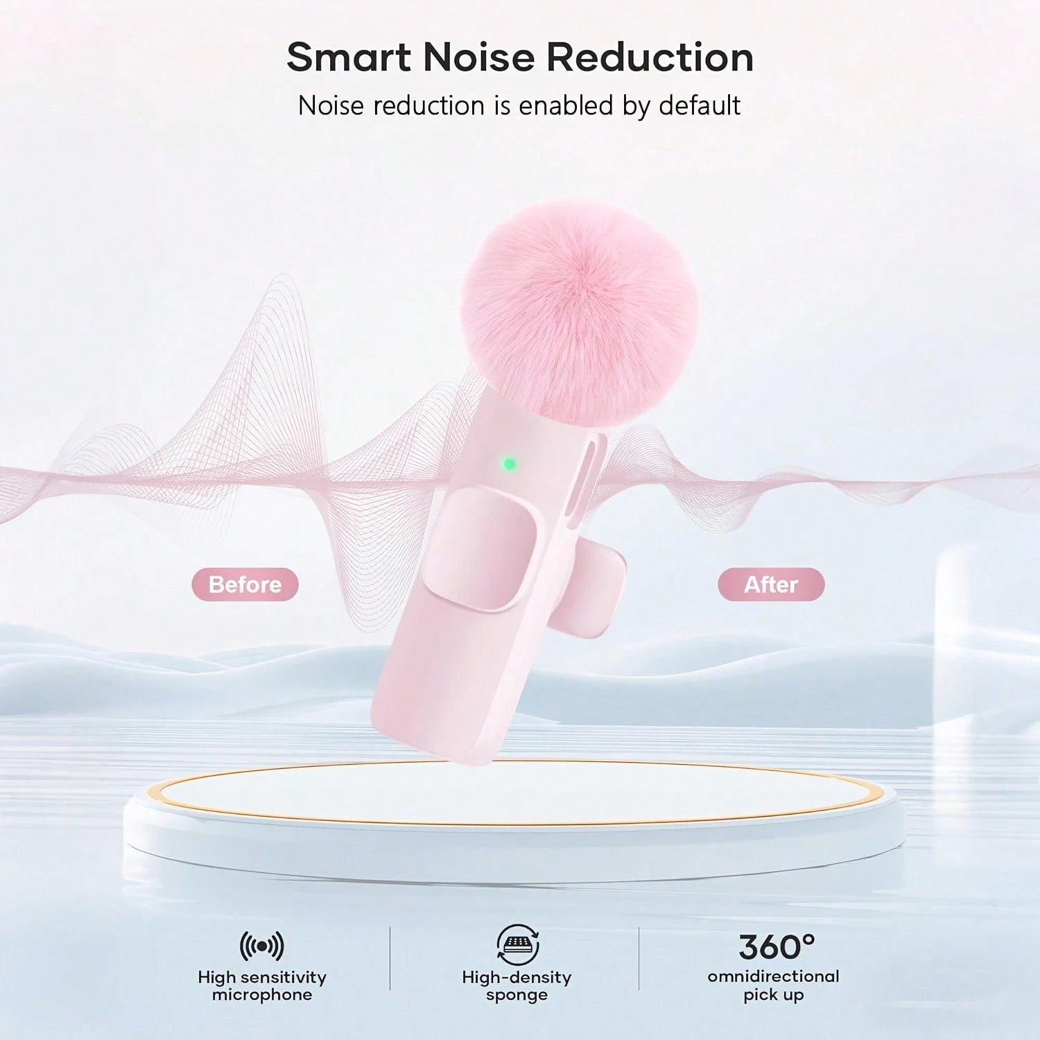 Wireless Lavalier Microphone Compatible With IPhone IOS Plug And Play Clip-On External Mini Lapel Lightning Microphone Compatible With IPhone Clip-On Microphone For Video Interview Vlog Microphone, Mi