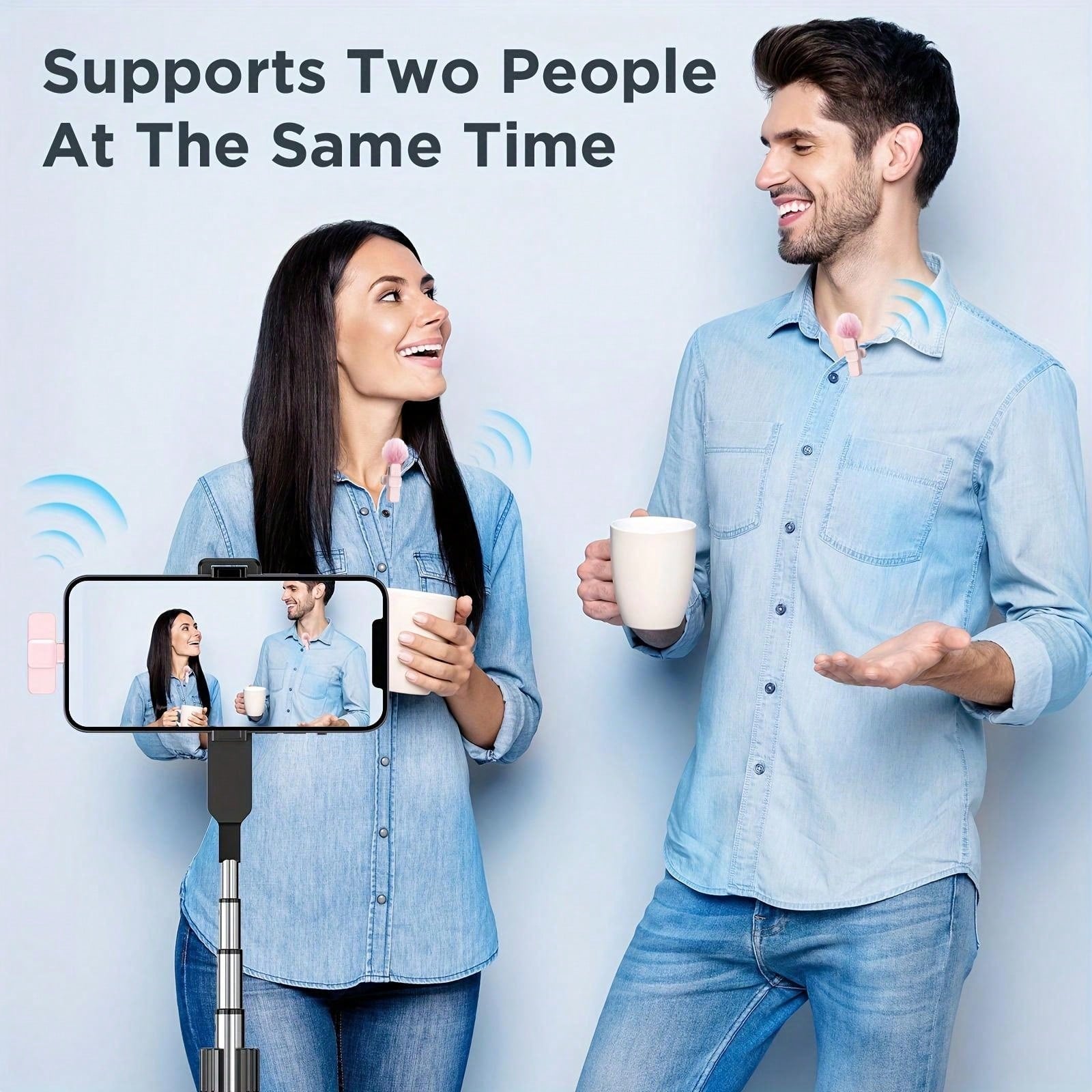 Wireless Lavalier Microphone Compatible With IPhone IOS Plug And Play Clip-On External Mini Lapel Lightning Microphone Compatible With IPhone Clip-On Microphone For Video Interview Vlog Microphone, Mi