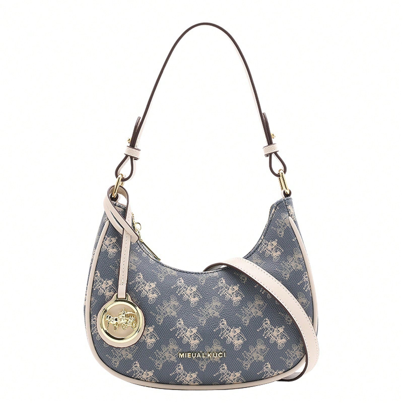 Women New Autumn‑Winter Armpit Baguette Half‑Moon Bag, Niche Versatile Dumpling‑Style Single Shoulder Crossbody Handbag For Daily Casual