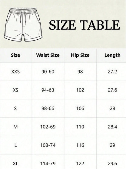 Women's Casual Printed Shorts, Crafted From A Soft, Smooth, And Skin-Friendly Knit Fabric, Featuring A Drawstring Waist, Pockets, And Slight Stretch.