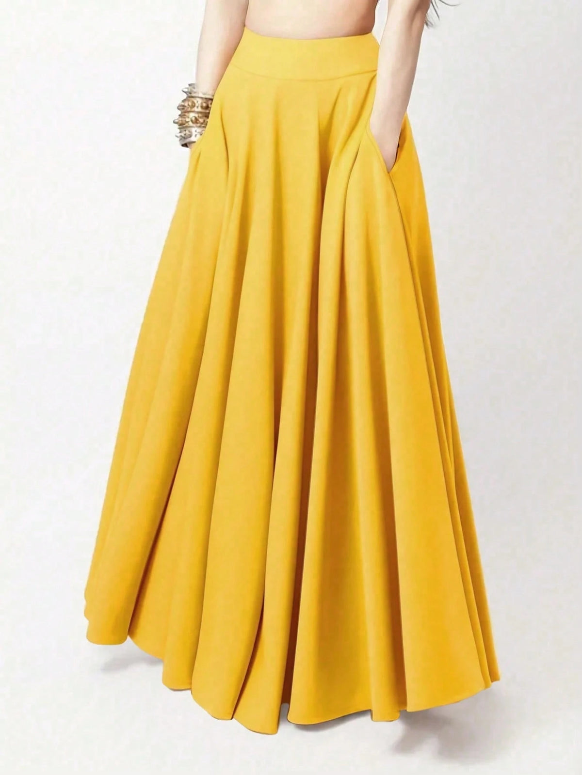 Women's Casual Solid Color Skirt, Summer Spring