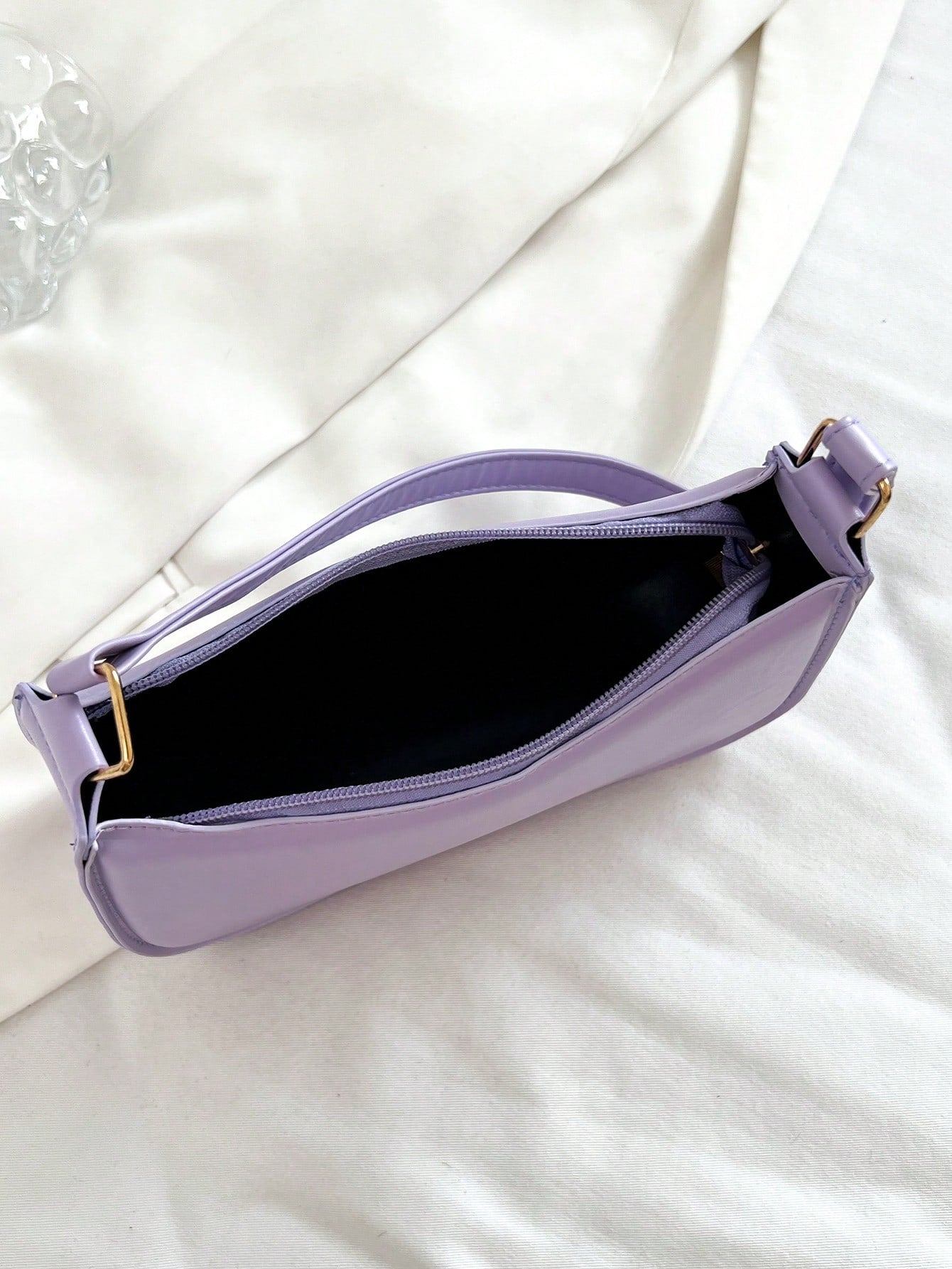 Women's Chic Minimalist Style Shoulder Bag, Purple