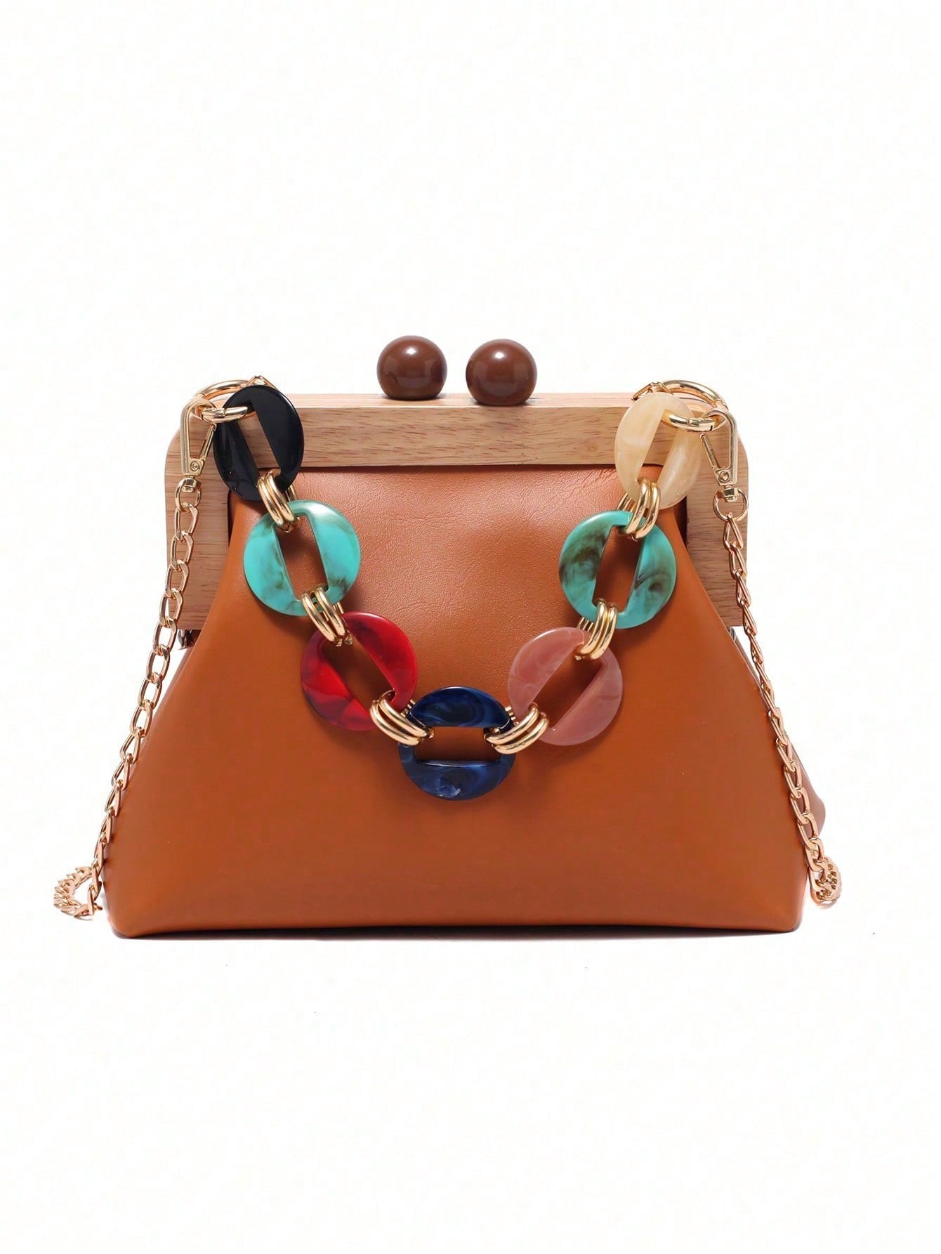 Women's Fashion Striped Faux Leather Crossbody Shell Bag, Elegant Shoulder Bag, Suitable For Dating, Shopping, Commuting And Work