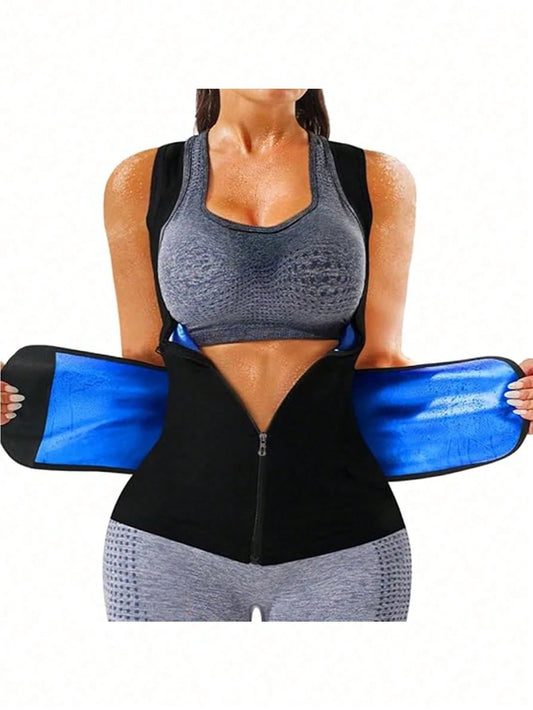 Women's Sauna Vest, Sauna Suit For Waist Training, Tummy Control Corset, Lumbar Girdles For Belly Slimming Corset Sports