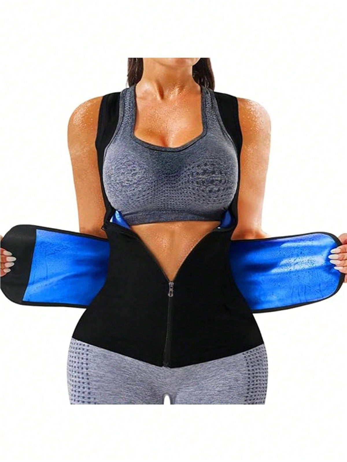 Women's Sauna Vest, Sauna Suit For Waist Training, Tummy Control Corset, Lumbar Girdles For Belly Slimming Corset Sports