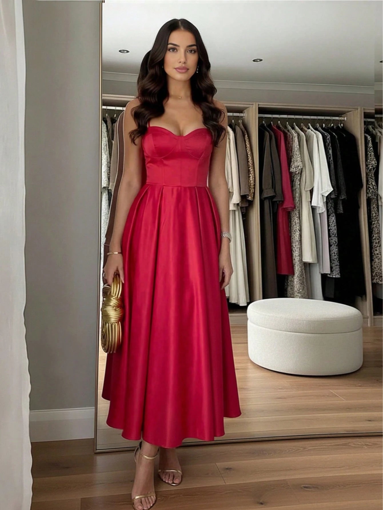 Women's Solid Color A-Line Backless Tie Waist Sexy Elegant Vacation Date Night Spring Summer Spaghetti Strap Dress Party Yellow