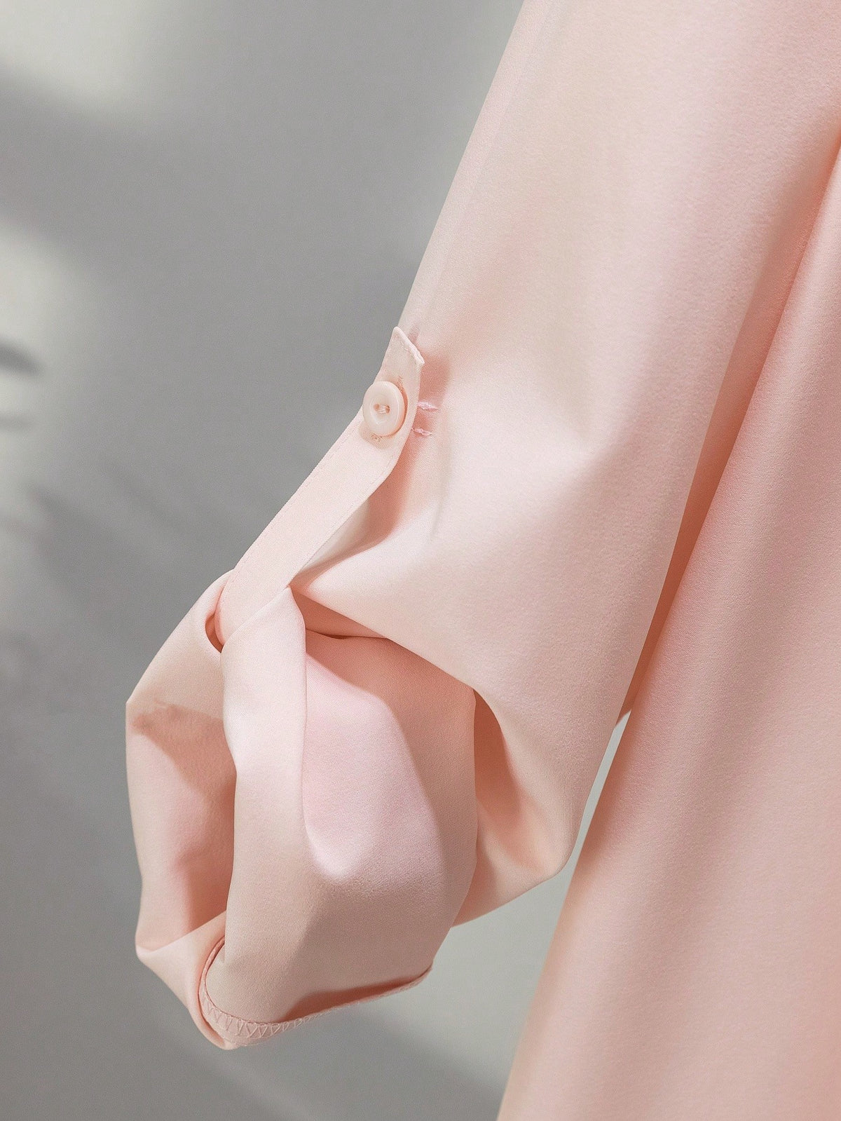 Women's Solid Color Long Sleeve Shirt, Fashionable For Summer Spring