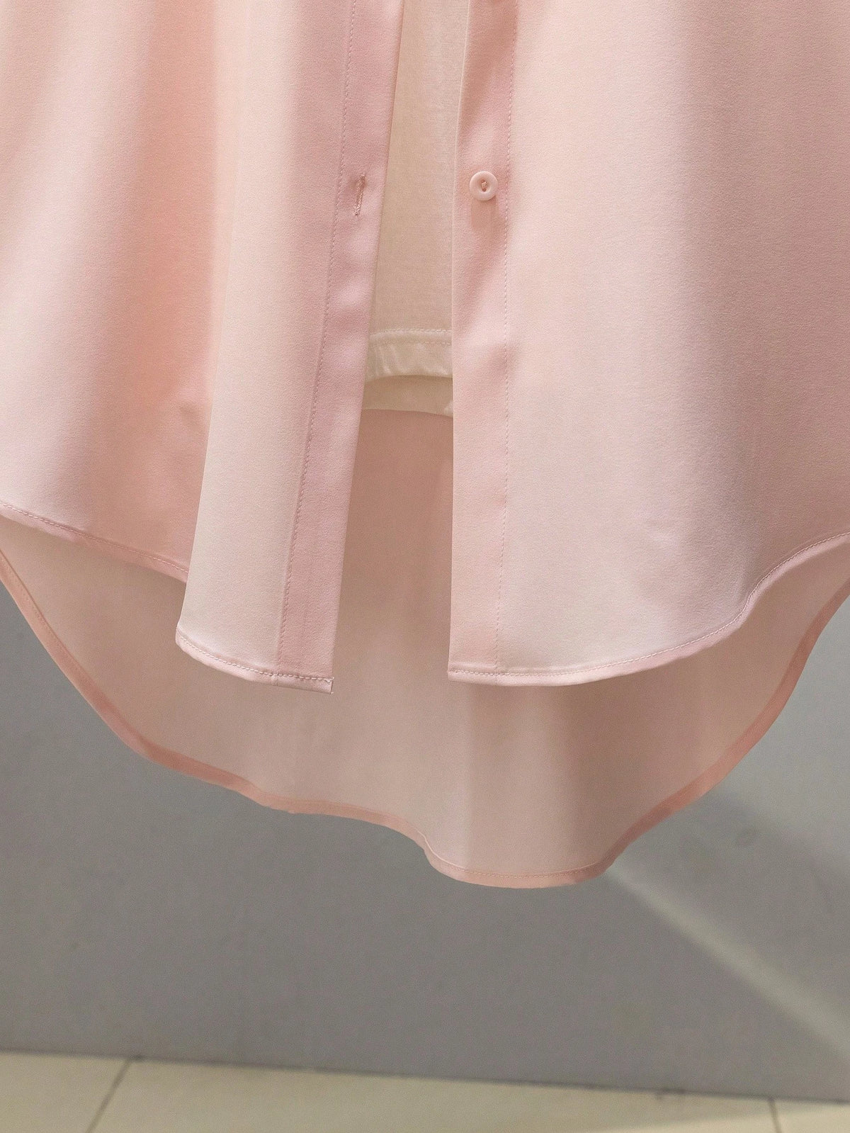 Women's Solid Color Long Sleeve Shirt, Fashionable For Summer Spring