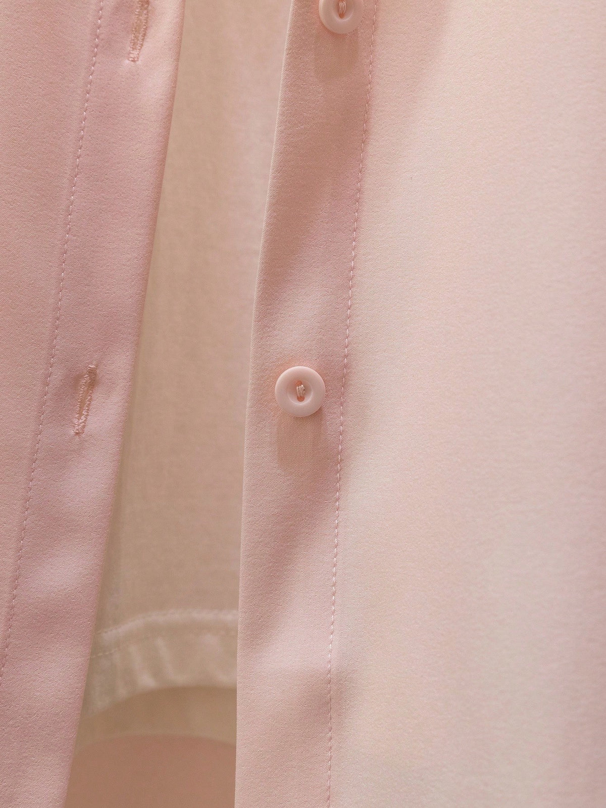 Women's Solid Color Long Sleeve Shirt, Fashionable For Summer Spring