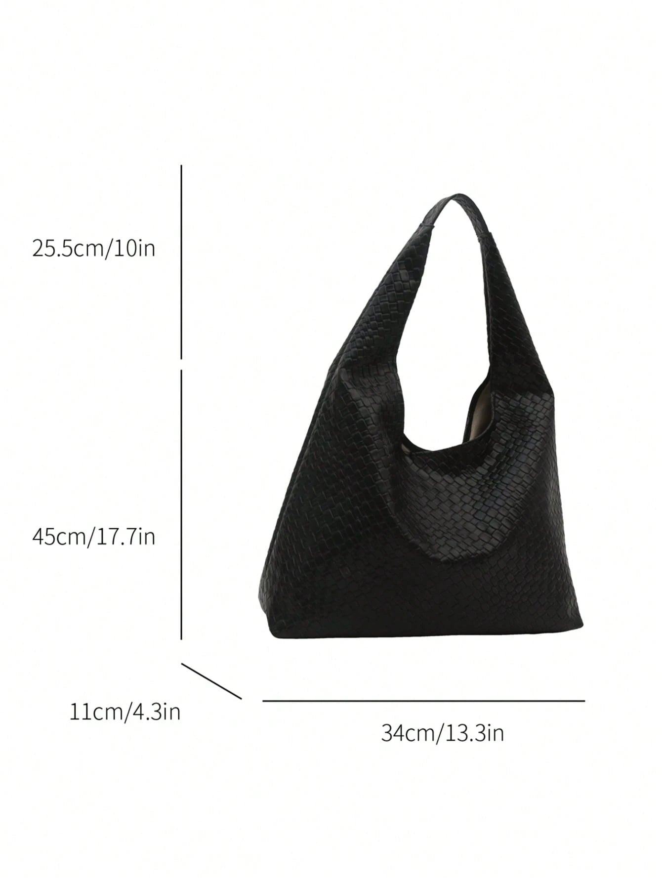 Women's Solid Color PU Leather Fashion Large Capacity Shoulder Bag For Daily Commute, New Fashionable Big Bags For Women, Office,Business Professional Women