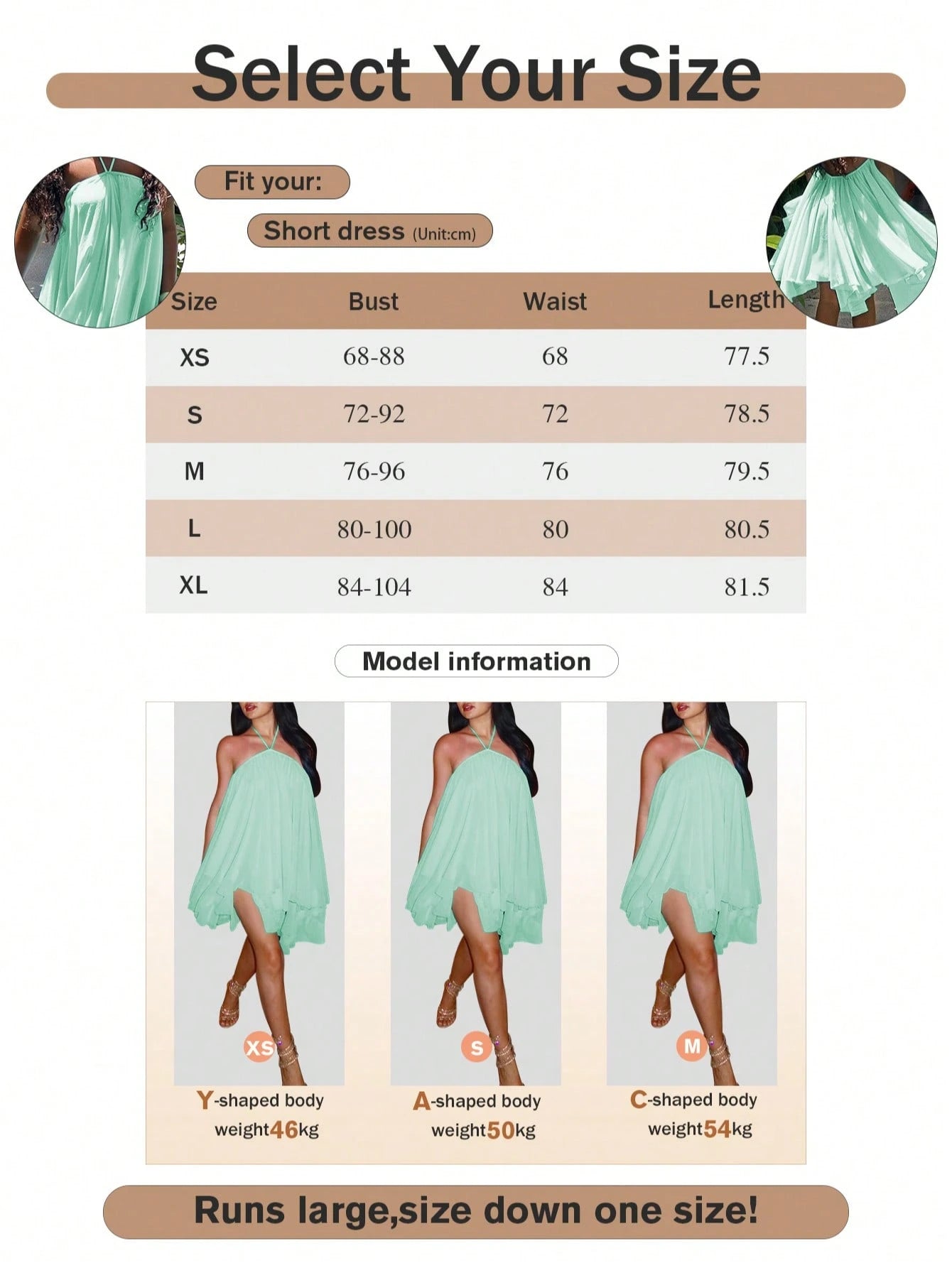 Women's Spaghetti Strap Backless Sexy Elegant Fashion Party Mini Dress, Suitable For Office, Commute, And Vacation Summer, Date Night