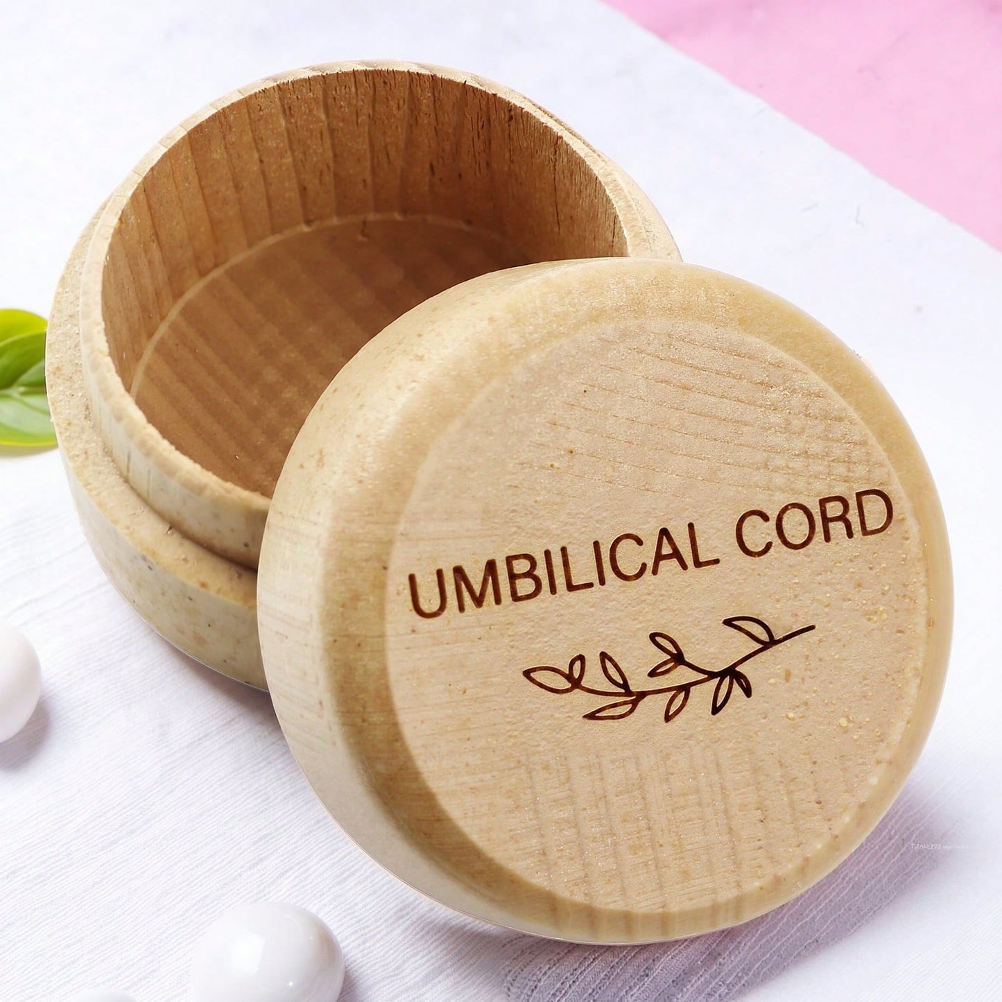 Wooden Baby Umbilical Cord Keepsake Box, Carved Memento Box, Baby Shower Party Favor, Newborn Christening Gift, Umbilical Cord Box, Baby Shower Easter Gift, Suitable For Baby Boys And Girls