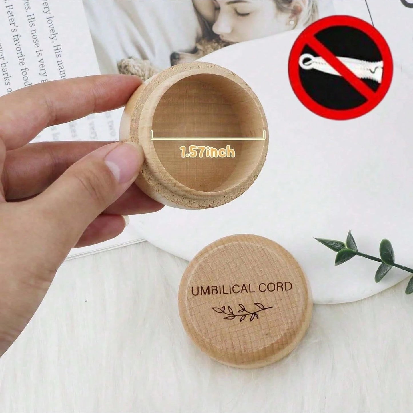 Wooden Baby Umbilical Cord Keepsake Box, Carved Memento Box, Baby Shower Party Favor, Newborn Christening Gift, Umbilical Cord Box, Baby Shower Easter Gift, Suitable For Baby Boys And Girls