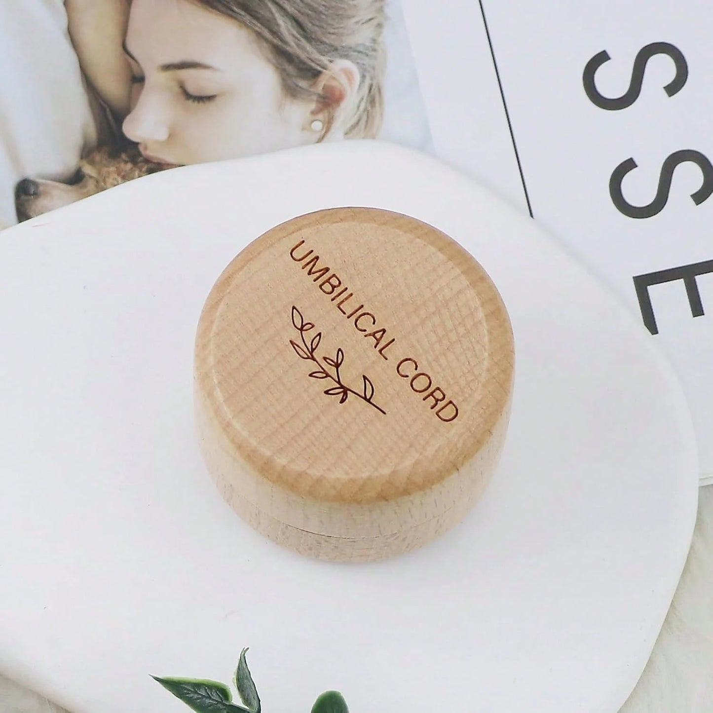 Wooden Baby Umbilical Cord Keepsake Box, Carved Memento Box, Baby Shower Party Favor, Newborn Christening Gift, Umbilical Cord Box, Baby Shower Easter Gift, Suitable For Baby Boys And Girls
