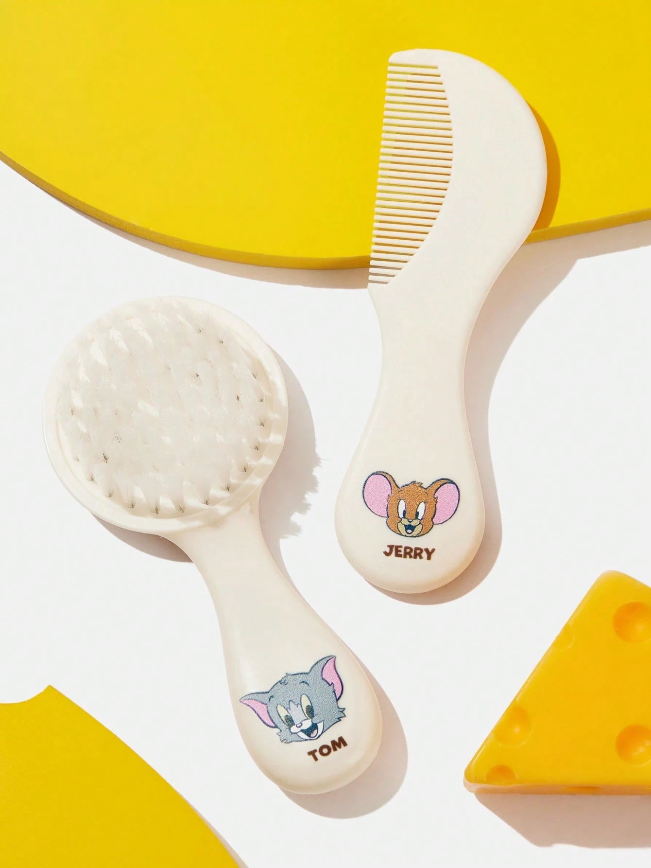 X Care Bears 2pcs/Set Baby Pink Hair Brush Comb, Anti-Static And No Hair Damage, Gifts