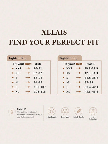 XLLAIS Autumn/Winter & Spring Elastic Fitted Base Layer Top, Casual Nightclub Long Sleeve Bright Red T-Shirt For Women Black, Date Night