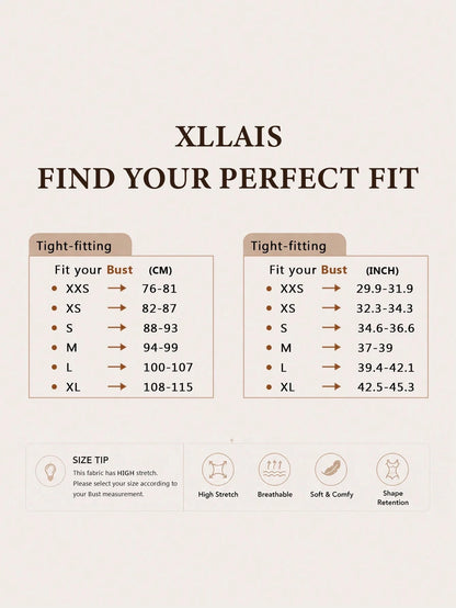 XLLAIS Sexy Strapless Basic Camisole, Fashionable Solid Color Elastic Fitted White Tube Top, Suitable For All Seasons Casual Summer, Clean Girl Aesthetic