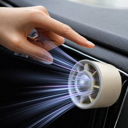YAIUZGOO Portable USB Car Air Vent Fan With Hook Clip- 360° Rotating Mini Cooling Fan For SUV, Truck, Van And RV, Powerful Quiet Airflow, No Battery Required, Summer Car Accessory Gift