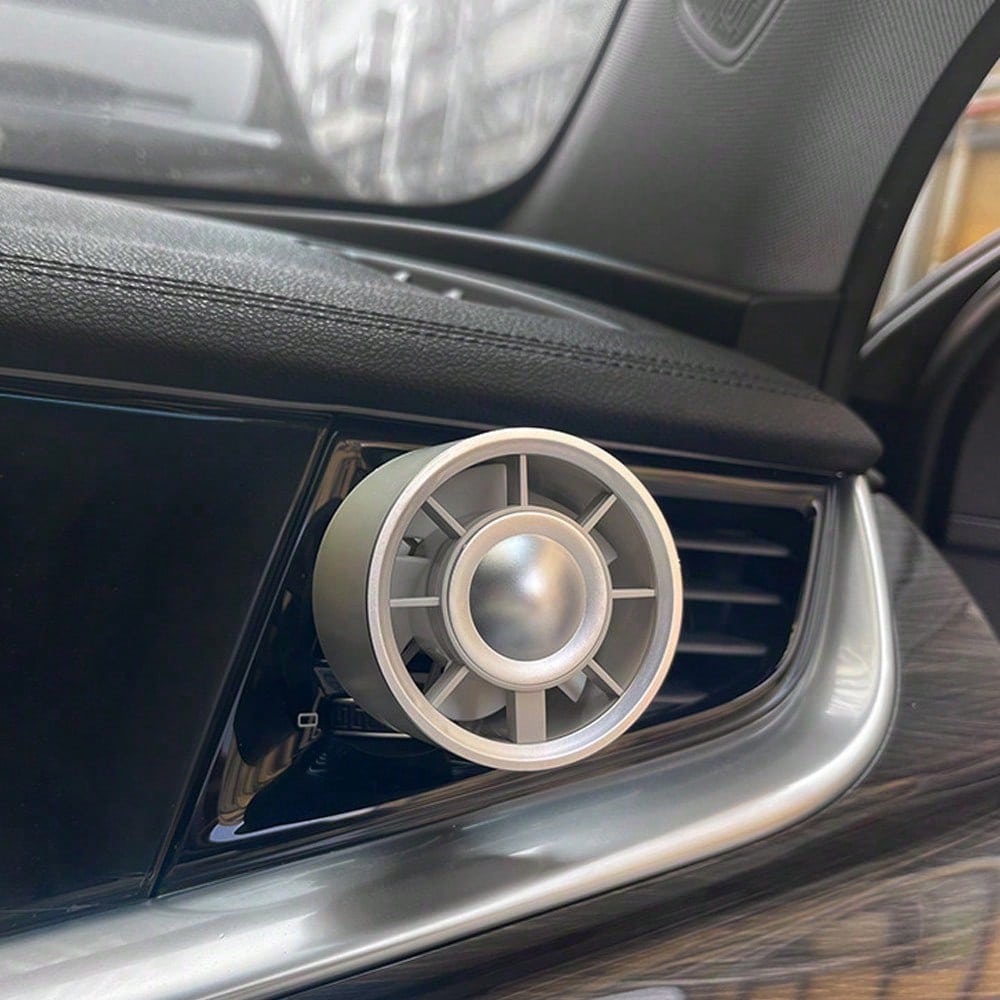 YAIUZGOO Portable USB Car Air Vent Fan With Hook Clip- 360° Rotating Mini Cooling Fan For SUV, Truck, Van And RV, Powerful Quiet Airflow, No Battery Required, Summer Car Accessory Gift