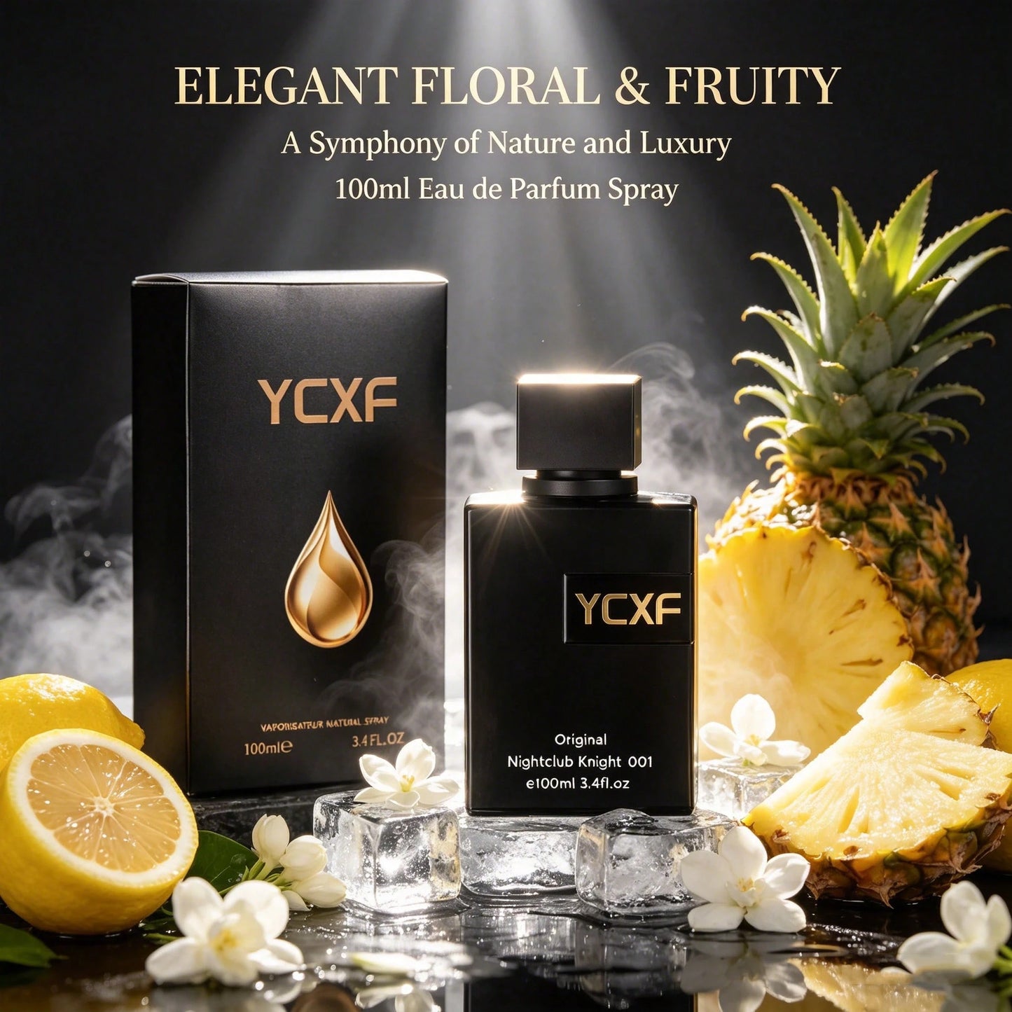 YCXF Luxurious Women's Perfume, Featuring An Elegant Floral Gourmand Scent, 3.38 Oz Large Capacity, Long-Lasting Fragrance For 8 Hours, Suitable For Daily Use Or Dates, Designed Specifically For Women