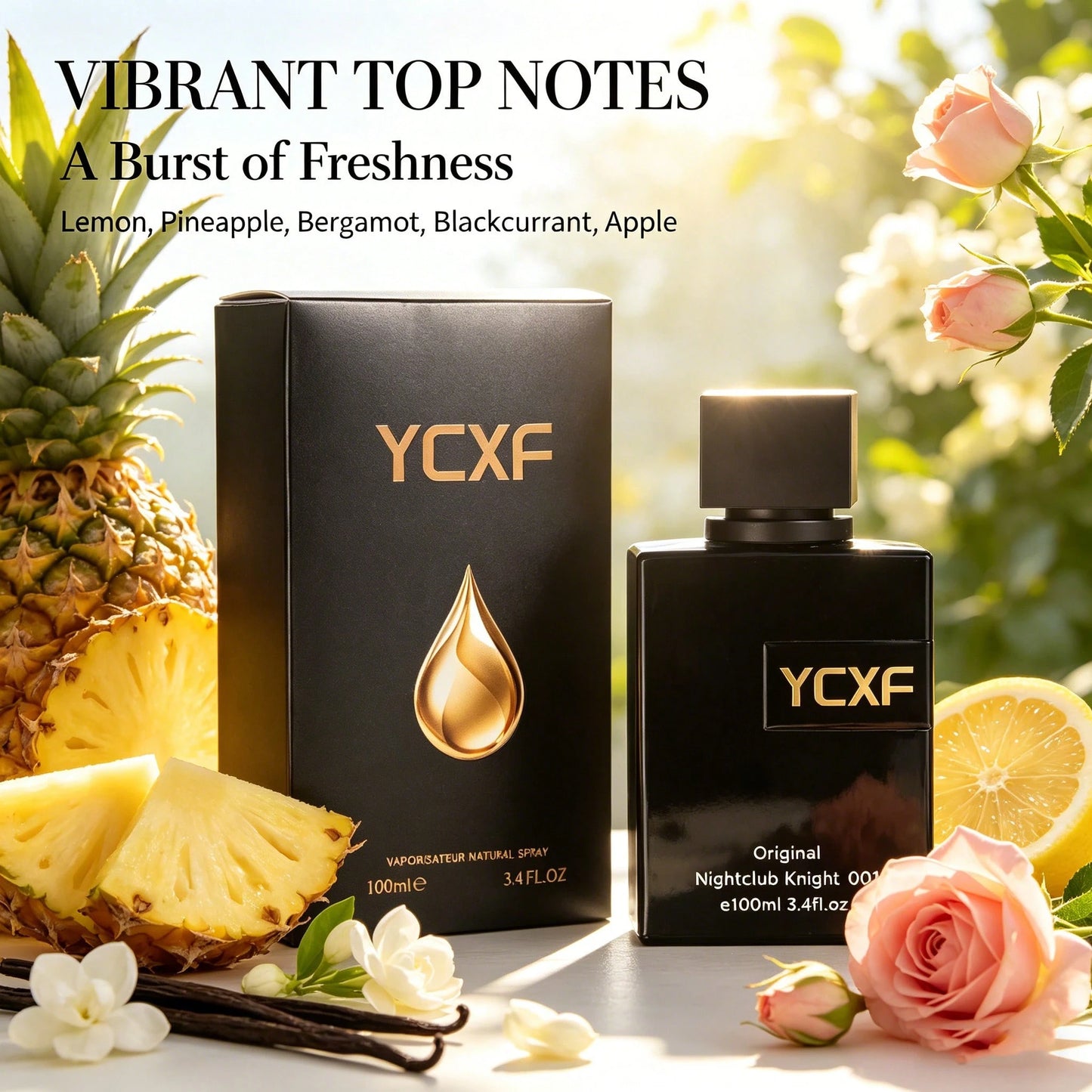 YCXF Luxurious Women's Perfume, Featuring An Elegant Floral Gourmand Scent, 3.38 Oz Large Capacity, Long-Lasting Fragrance For 8 Hours, Suitable For Daily Use Or Dates, Designed Specifically For Women