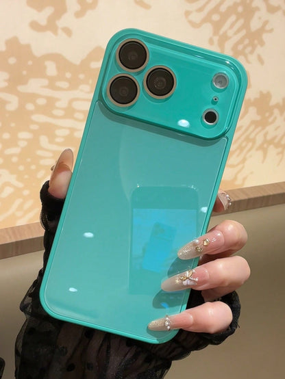 Yellow Plaid Gentle Elegant Phone Case With Black Edge Creative- Compatible With Apple 17 Pro Max Air 16 15 14 13 12 11 Pro Max Plus 14/15/16pro Phone Case Niche 17pm Phone Protective Cover