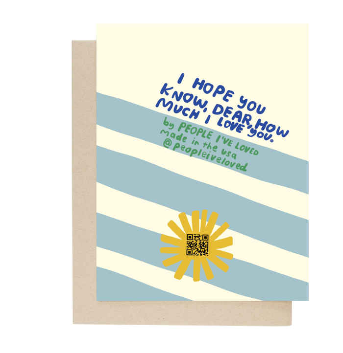 You Are My Sunshine Card