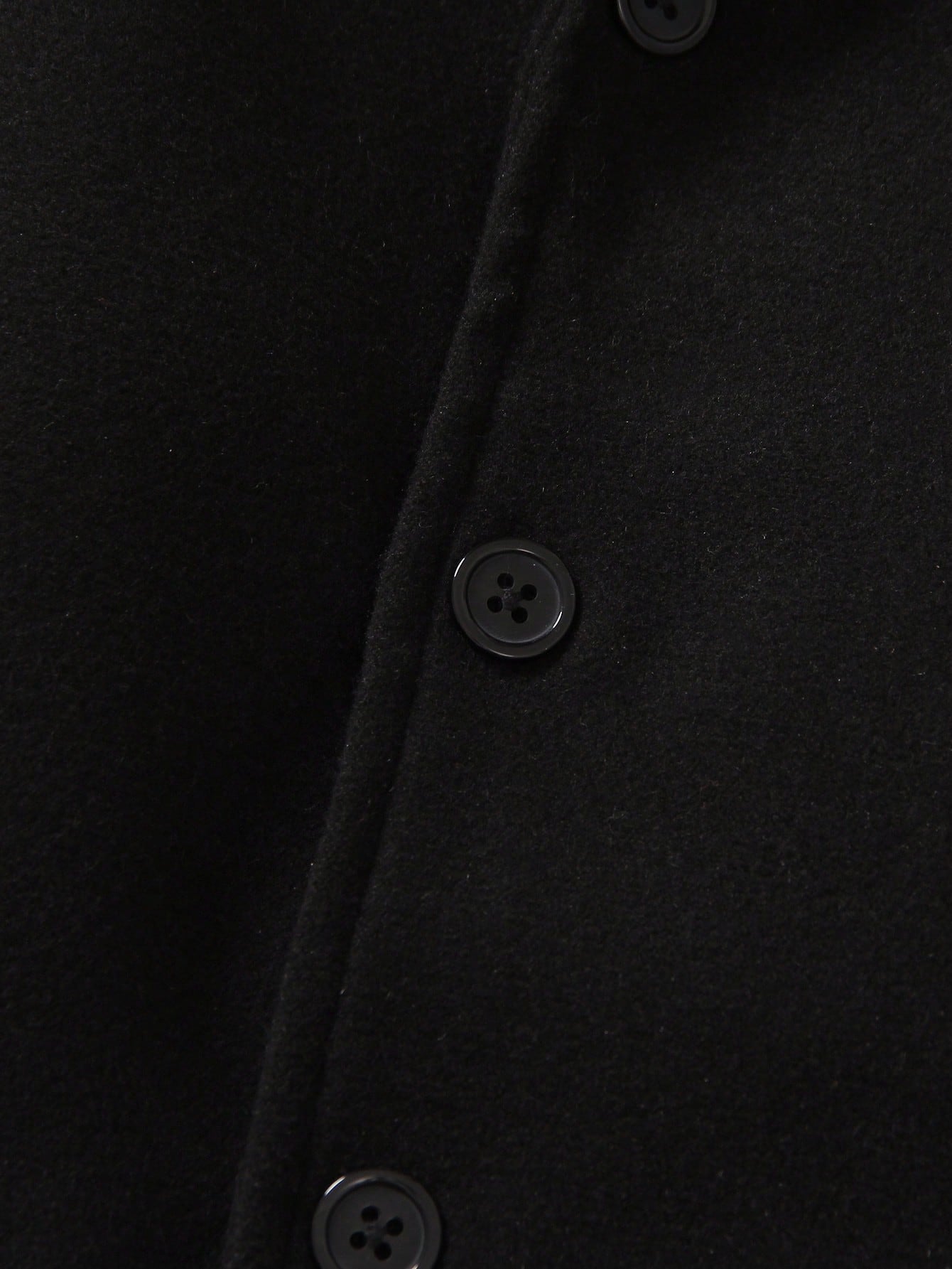 Young Boy Lapel Neck Double Breasted Overcoat