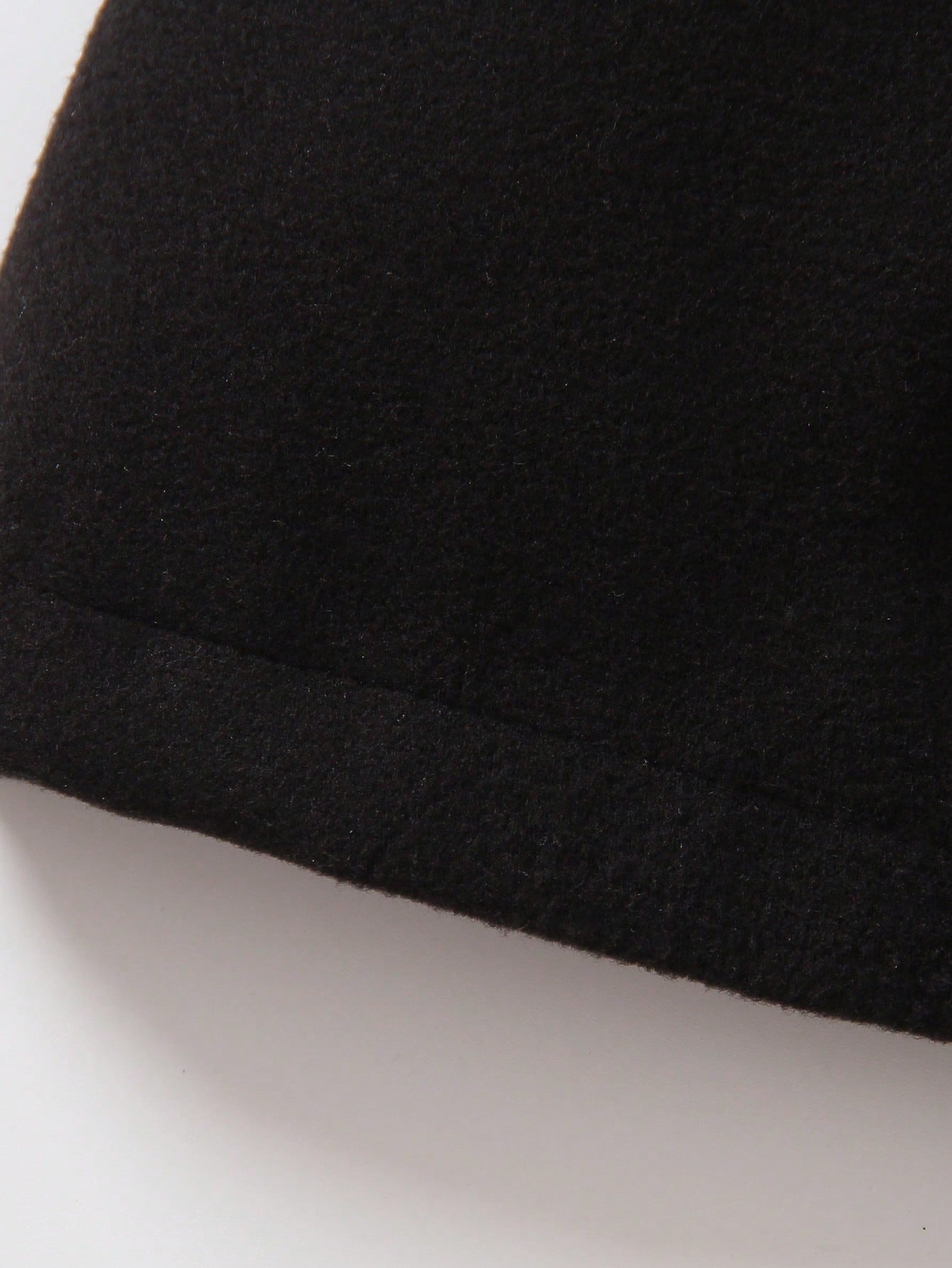 Young Boy Lapel Neck Double Breasted Overcoat