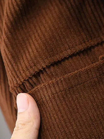 Young BoyCorduroy Jacket, Young Boy Casual Bomber Coat, Fashion Versatile Outerwear For Infants & Little Kids