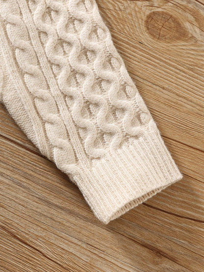 Young Boys' Comfortable Versatile Solid Color Crew Neck Pullover Sweater Winter Sweater For Kids Kids Knit Sweater Boys Cable Knit Sweater Fall